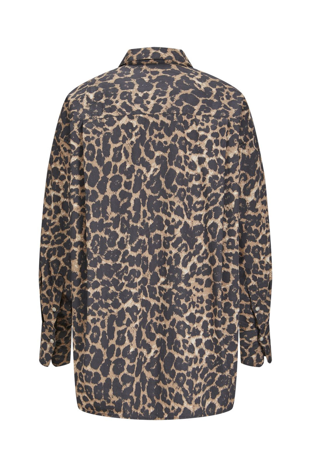 Jjxx - Jxjamie Ls Relaxed Poplin Shirt - 4748058 Cornstalk Leopard