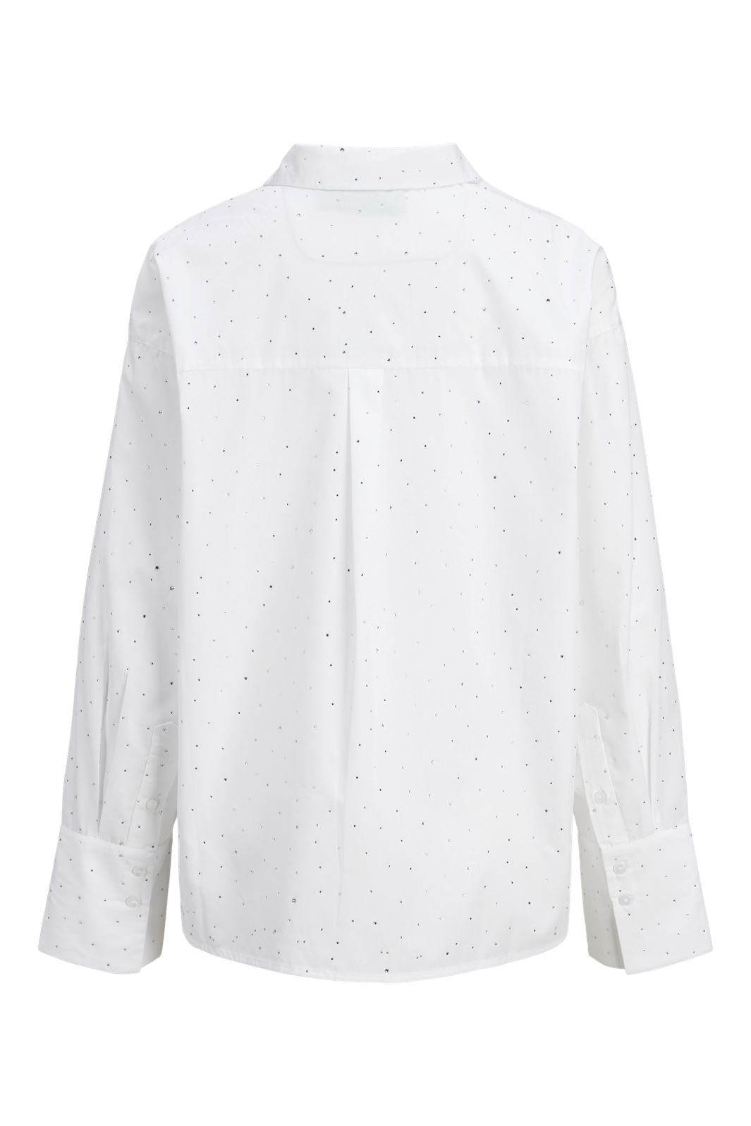 Jjxx - Jxlisa Ls Shine Shirt 12265294 - 4607793 - White Silver Rinestone