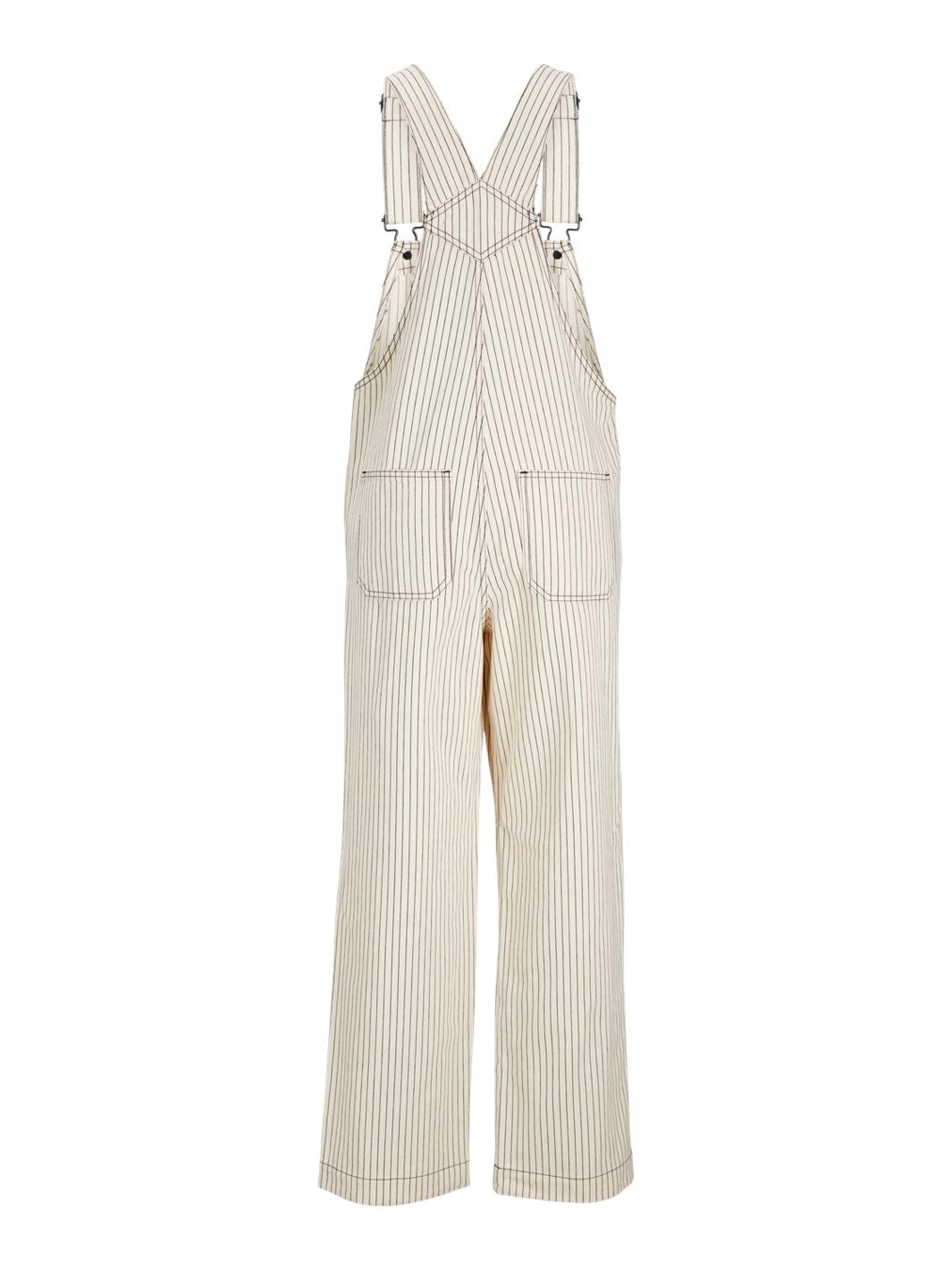 Jjxx - Jxmaddy Overall - 4646855 Blanc De Blanc Black Pinstripe