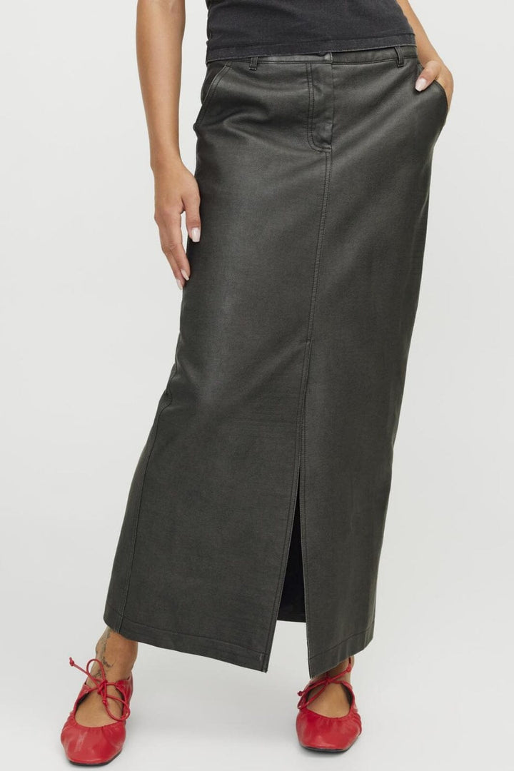 Jjxx - Jxmaddy Reg Long Skirt 12262132 - 4562195 - Black Rub Off