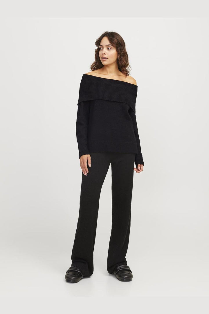 Jjxx - Jxminka Off Shoulder Knit 12264129 - 4635625 - Black