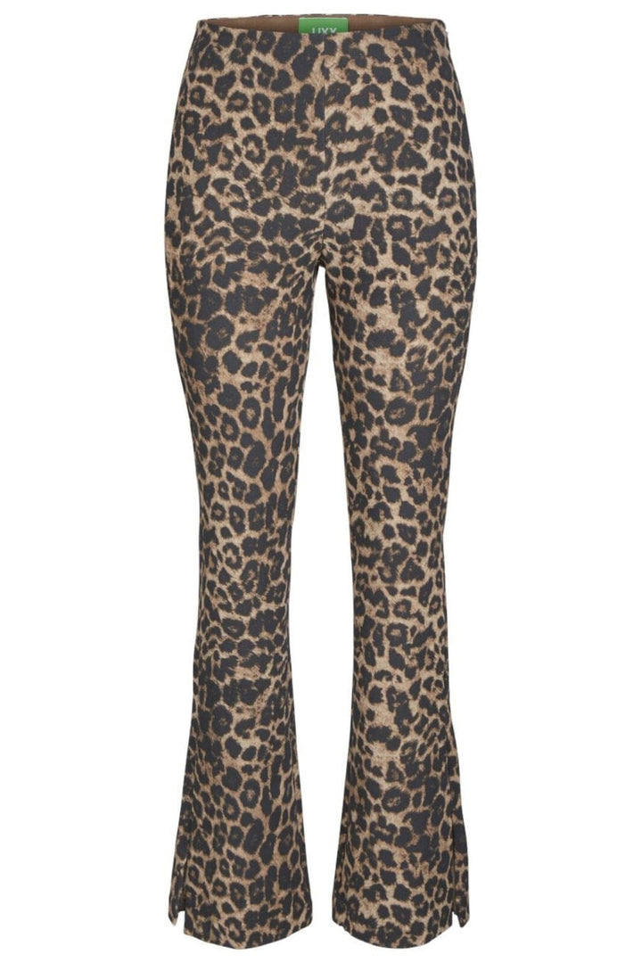 Jjxx - Jxnancy Flared Pant - 4704687 Kelp Leopard