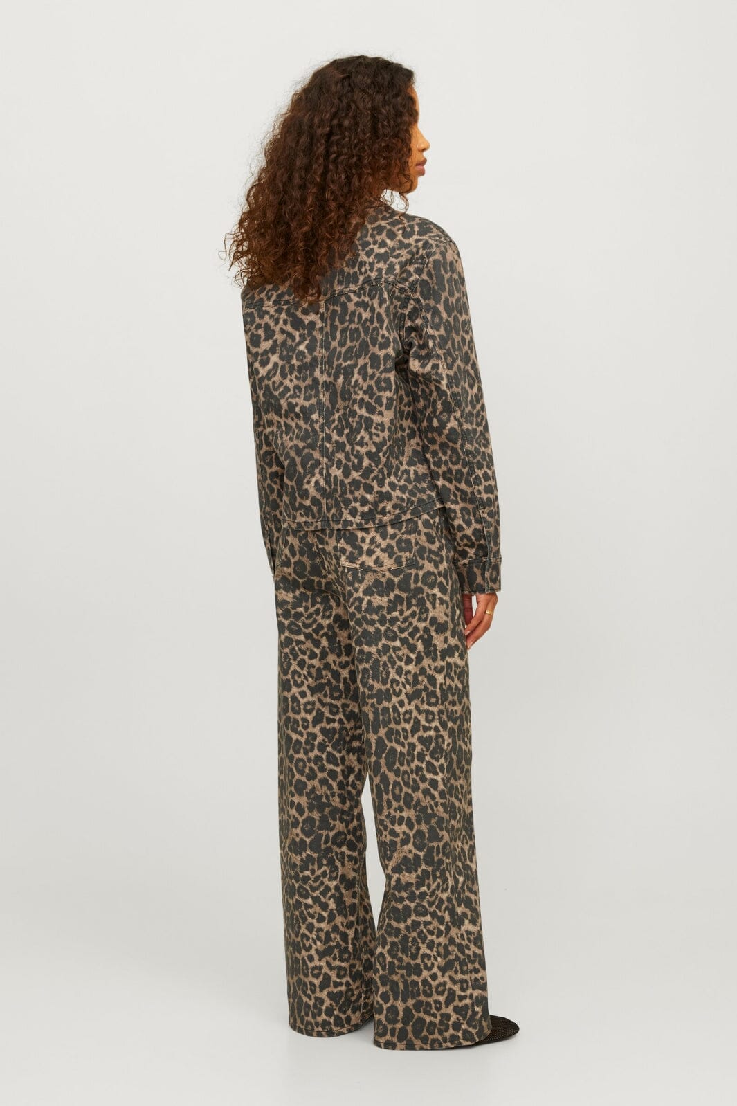 Jjxx - Jxsarah Tokyo Leo Wide Pant - 4702530 Cornstalk Leopard