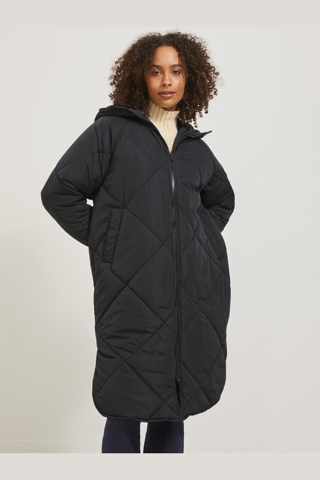 Jjxx - Jxsienna Quilted Hood Jacket Sn 12236451 - 4231827 - Black