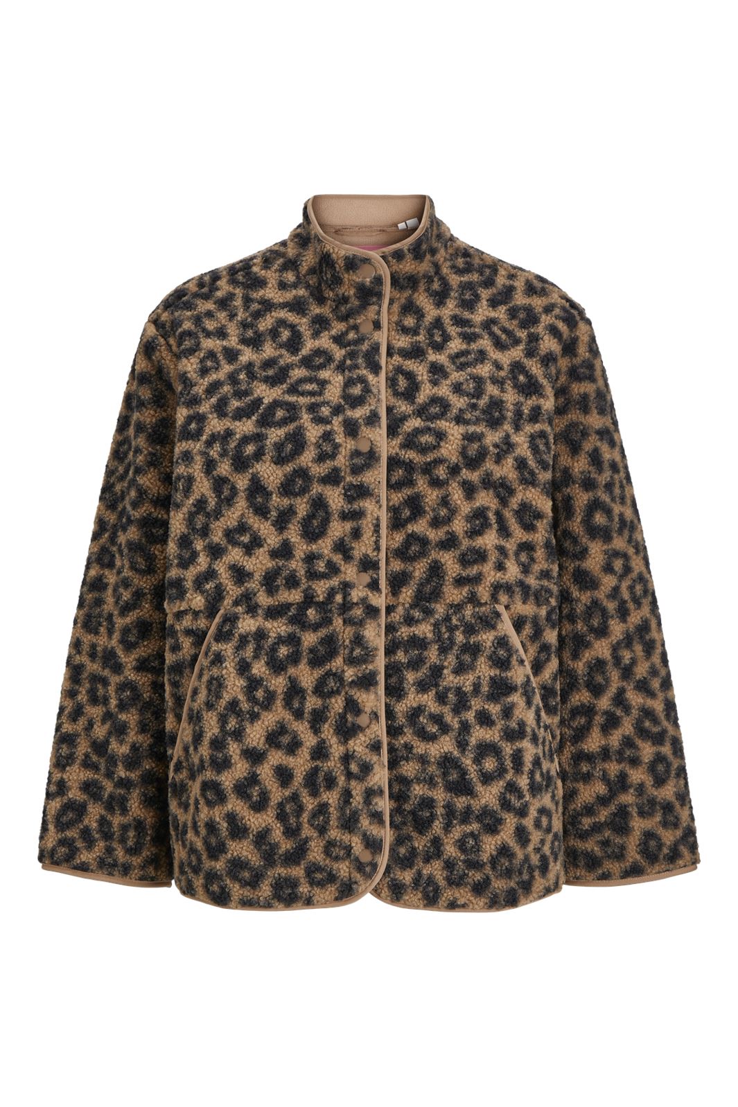 Jjxx - Jxvera Teddy Jacket - 4733604 Cornstalk Leopard