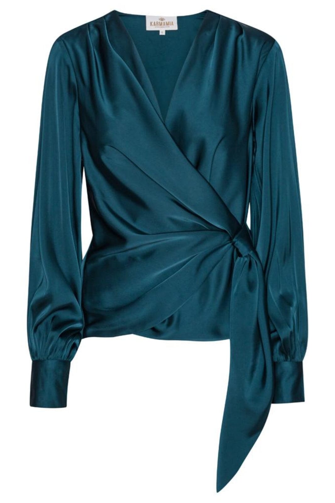 Karmamia - Ines Blouse 2015 - Semi Rich Teal Bluser 