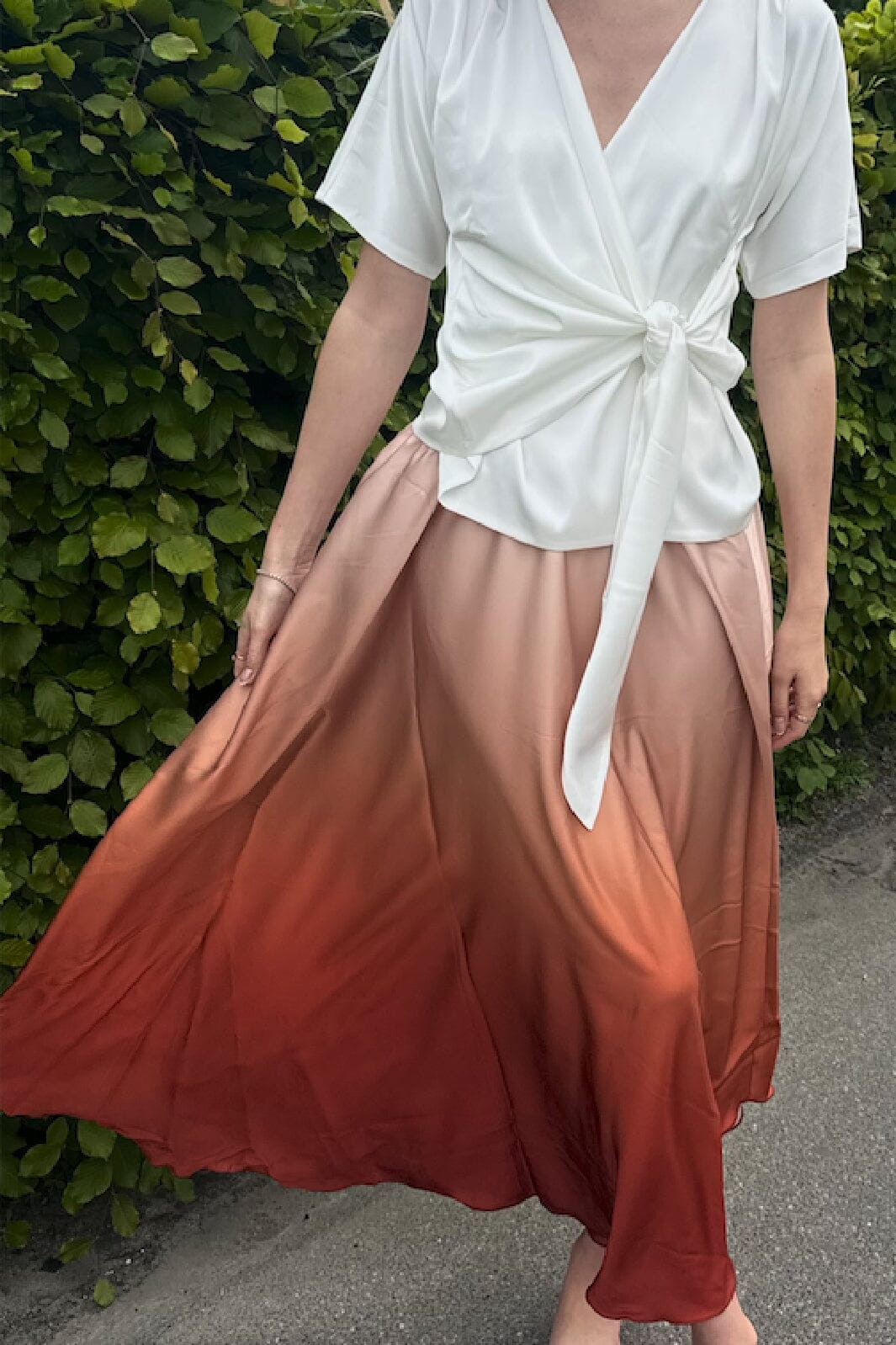 Karmamia - Savannah Skirt - Gradient Tangerine Nederdele 