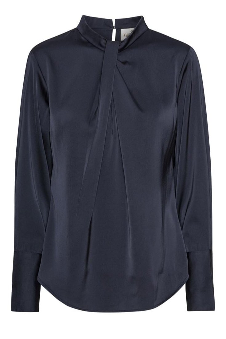 Karmamia - Tara Blouse - Hammered Sapphire