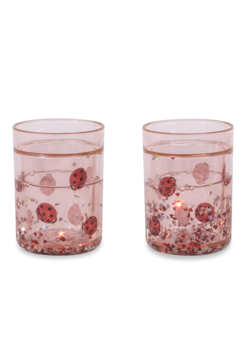 Konges Sløjd - 2 Pack Ladybug Glitter Cups Ks102202 - Ladybug Interiør 