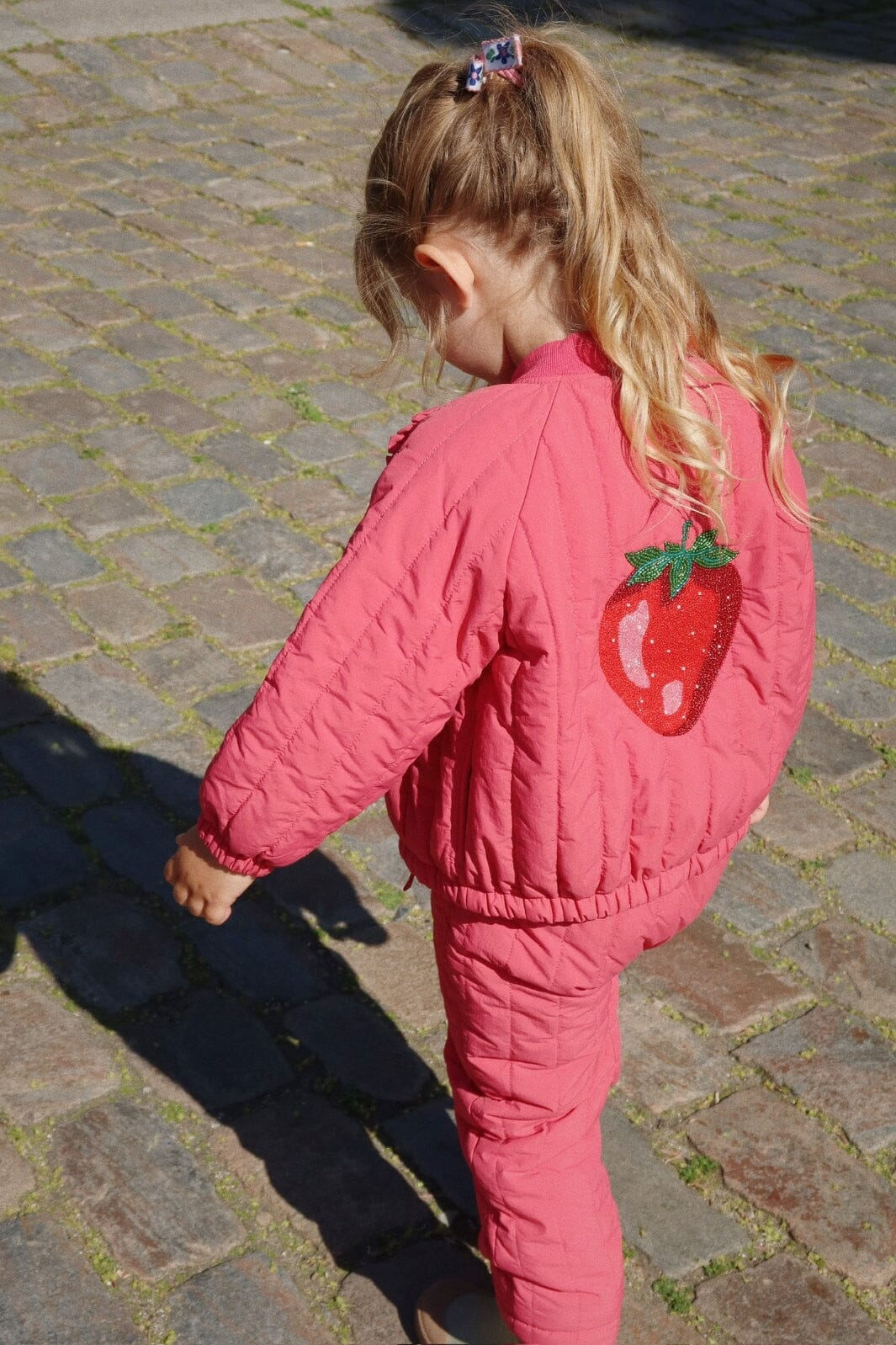 Konges Sløjd - Juno Sparkle Bomber Jacket Ks102314 - Raspberry Wine