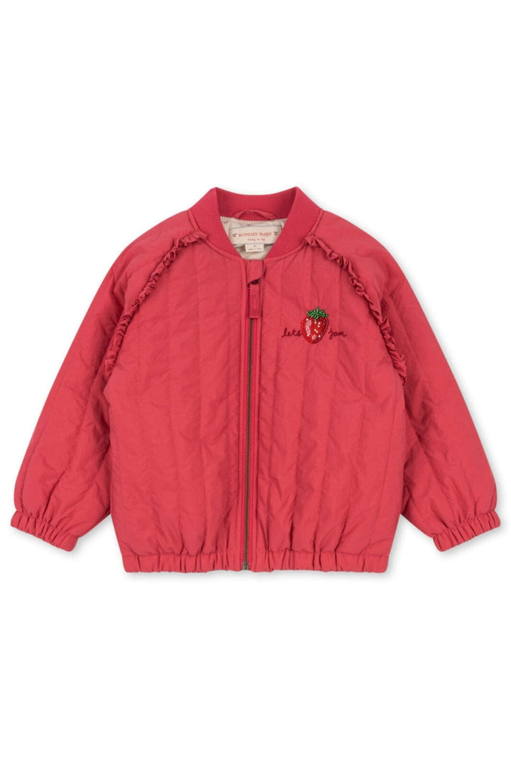 Konges Sløjd - Juno Sparkle Bomber Jacket Ks102314 - Raspberry Wine