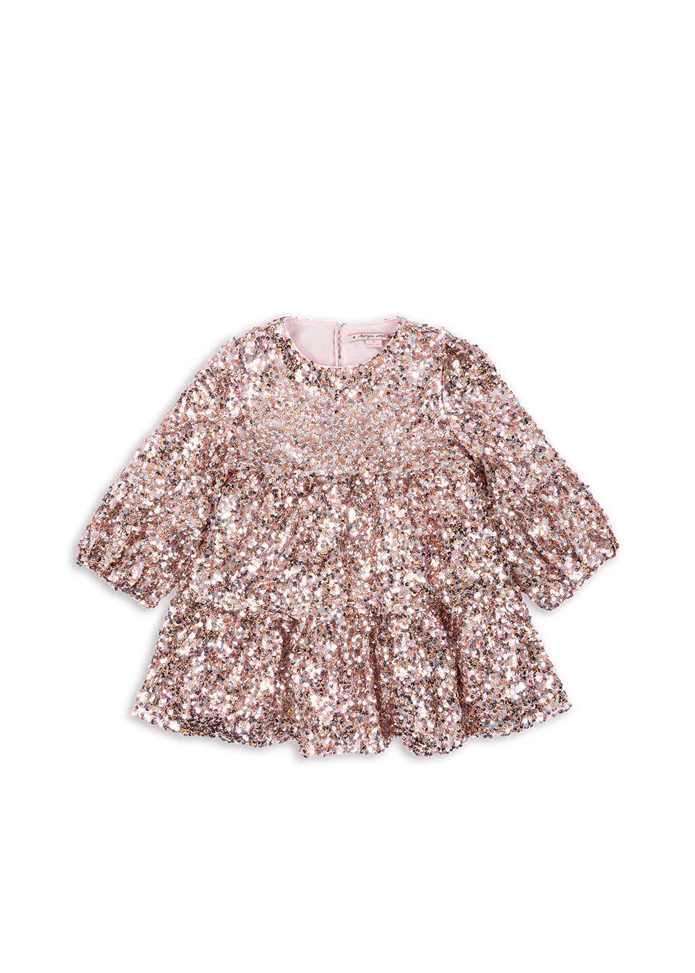 Konges Sløjd - Lila Sequins Dress - Grey/rosa Kjoler 