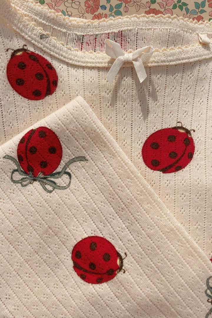 Konges Sløjd - Minnie Ladybug Pants Gots Ks102206 - Ladybug