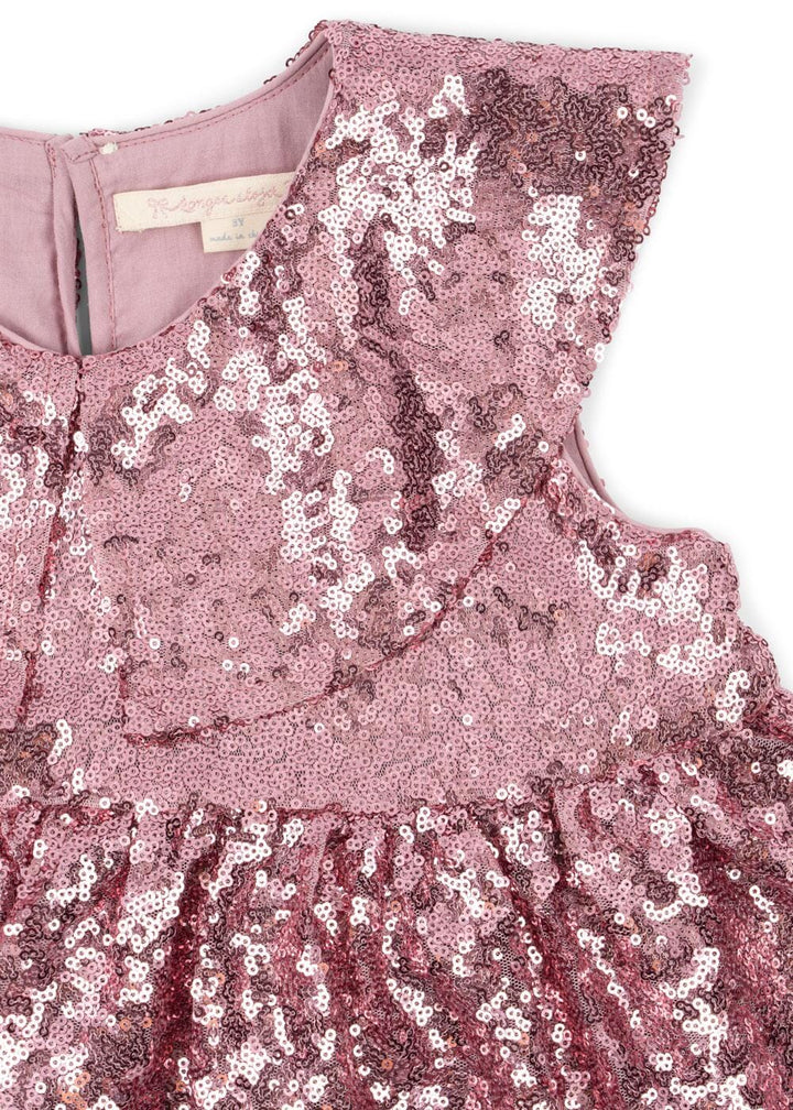 Konges Sløjd - Starla Sequin Dress - Blush Kjoler 