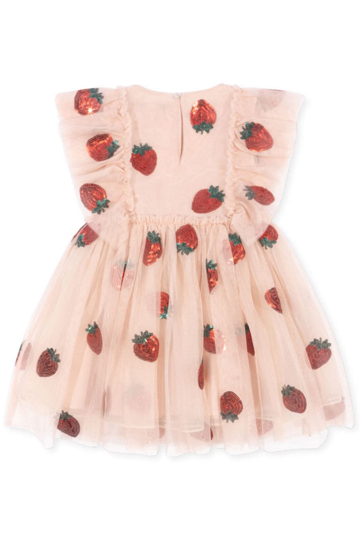 Konges Sløjd - Yvonne Frill Dress Ks102288 - Strawberry