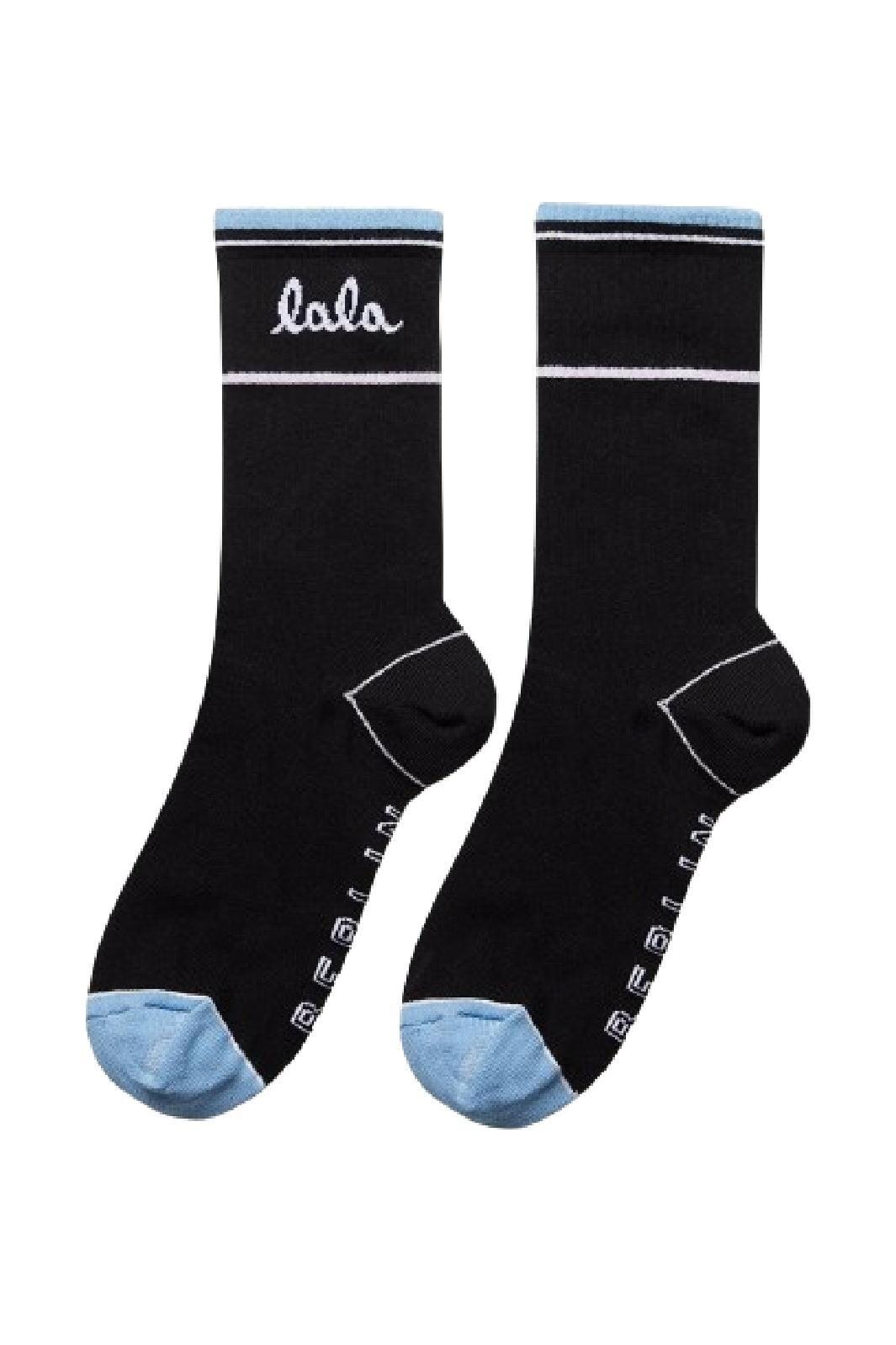 Lala Berlin - Socks Allena - Black Strømper 