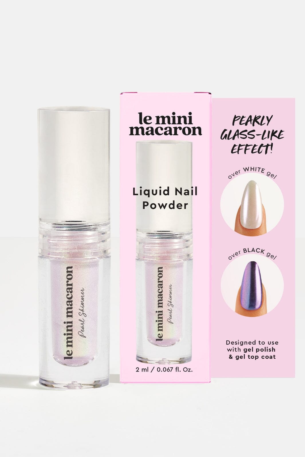 Le Mini Macaron - Liquid Nail Powder, Stardust Collection LNP006 - Pearl Shimmer Negle ting 