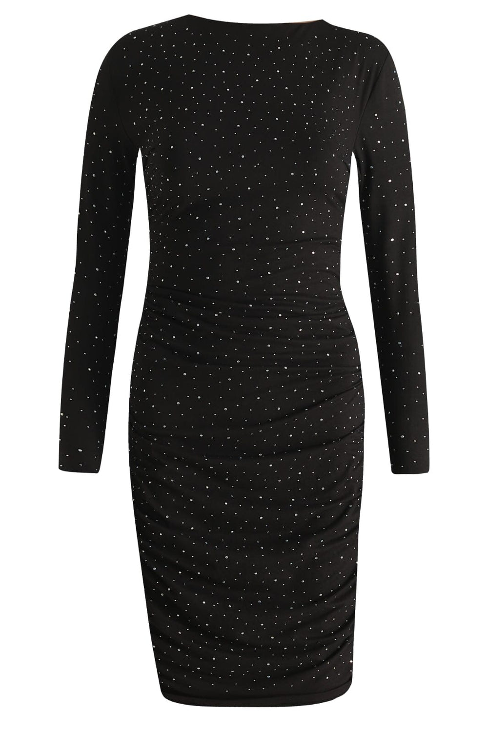 Liberte - Alma-Ls-Turn-Dress - Black Simili Kjoler 