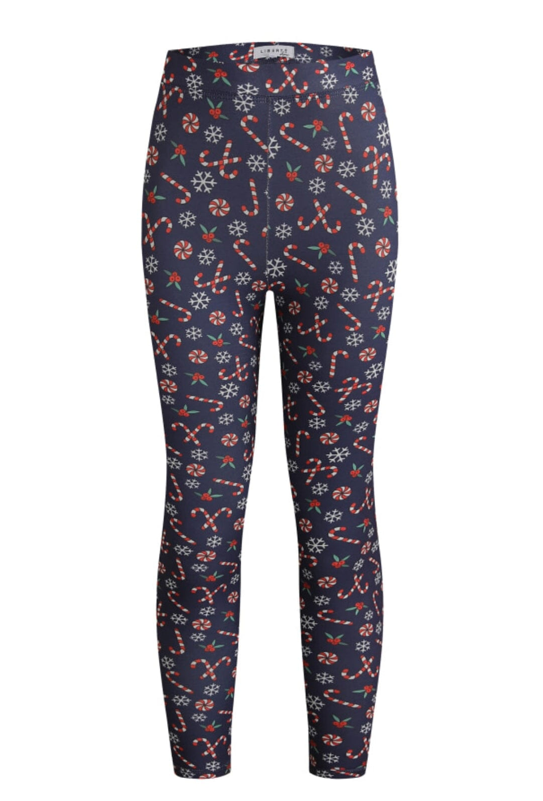 Liberte Ami - Alma-Leggings (Kids) 9650 - Candycane Navy Leggings 