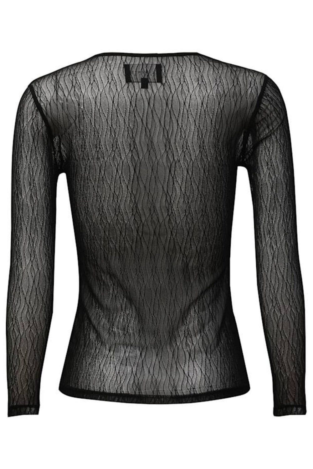 Liberte - Isa-Ls-Lace-Blouse 21345 - Black Lines