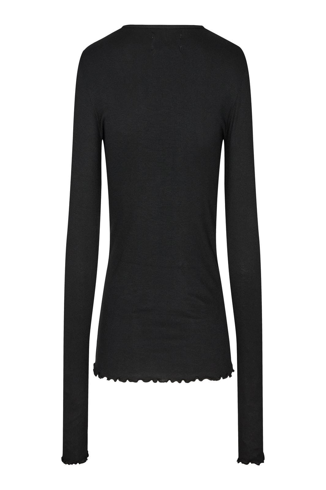 Forudbestilling - Liberte - Natalia Ls Round Neck Blouse - Black Bluser 