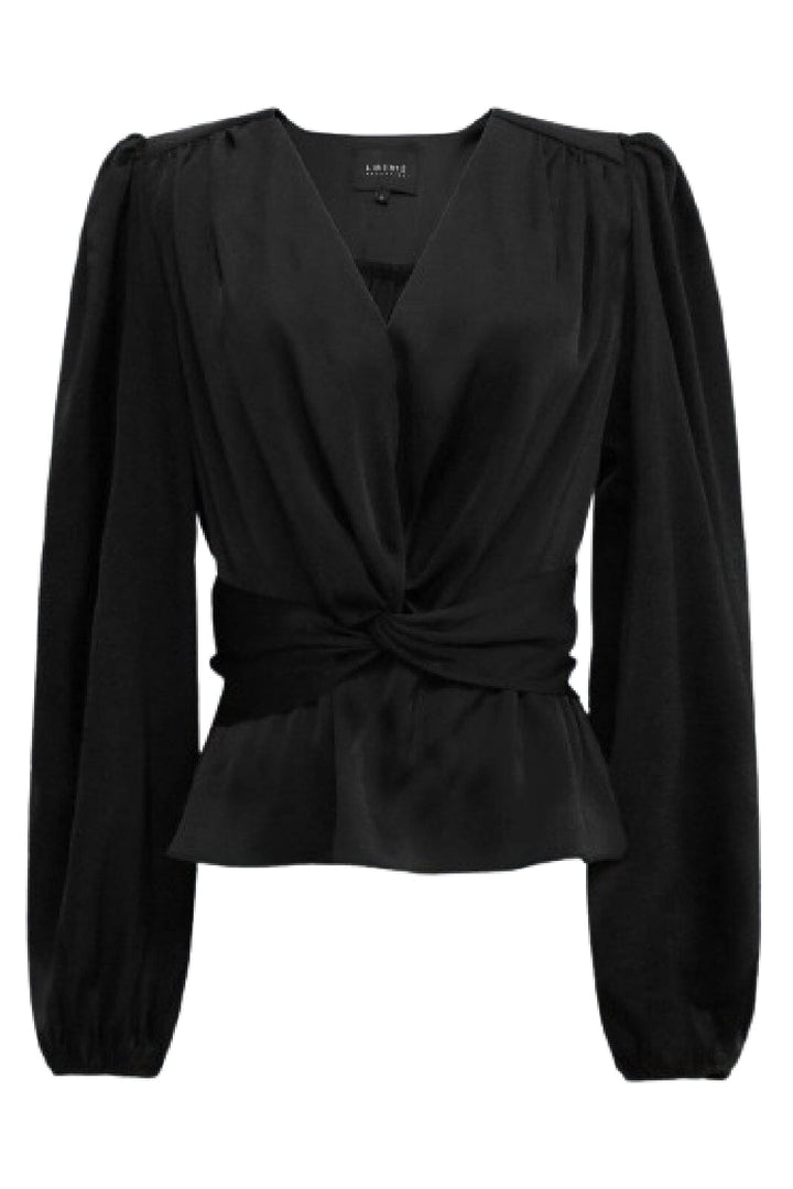 Liberte - Tiki-Ls-Twist-Blouse 22120 - Black Bluser 