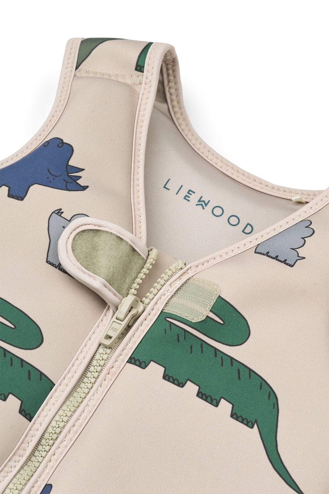 Liewood - Dove Swim Vest - Dinosaurs / Mist