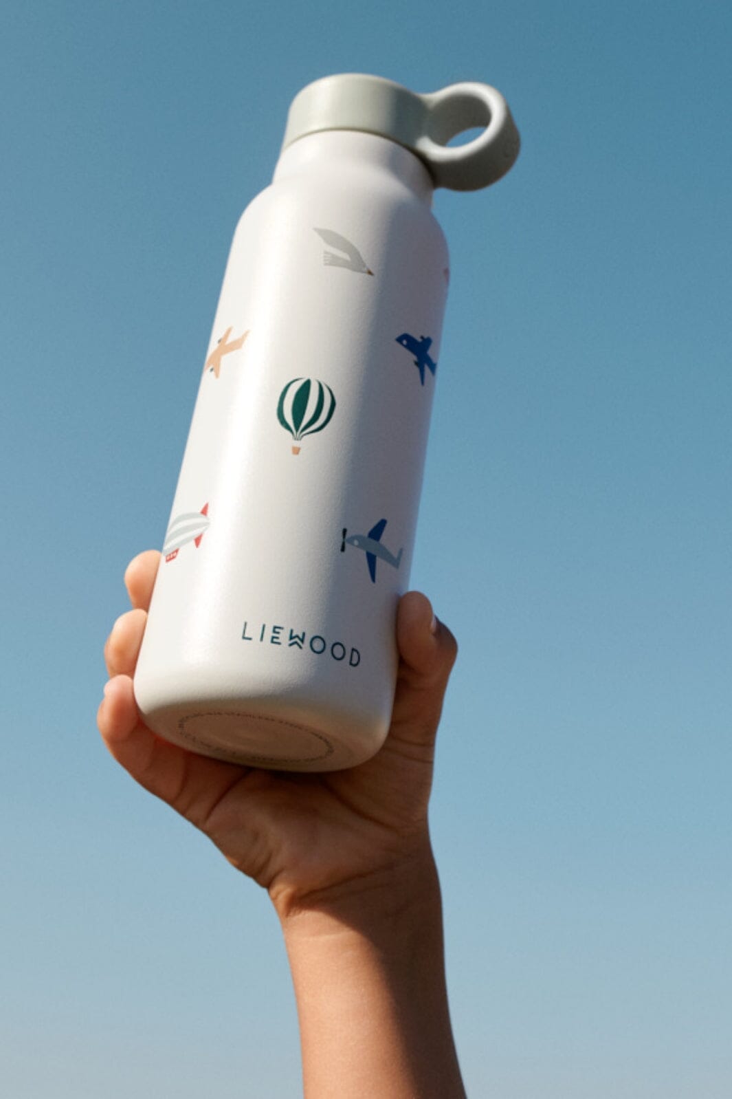 Liewood - Falk Water Bottle 350 ml - Aviator / Ecru