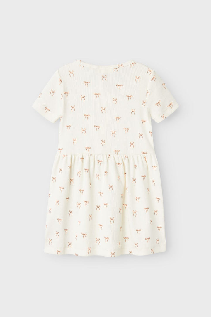 Lil' Atelier Mini - Nmfgavo Emi Ss Dress Lil - 4671718 Coconut Milk