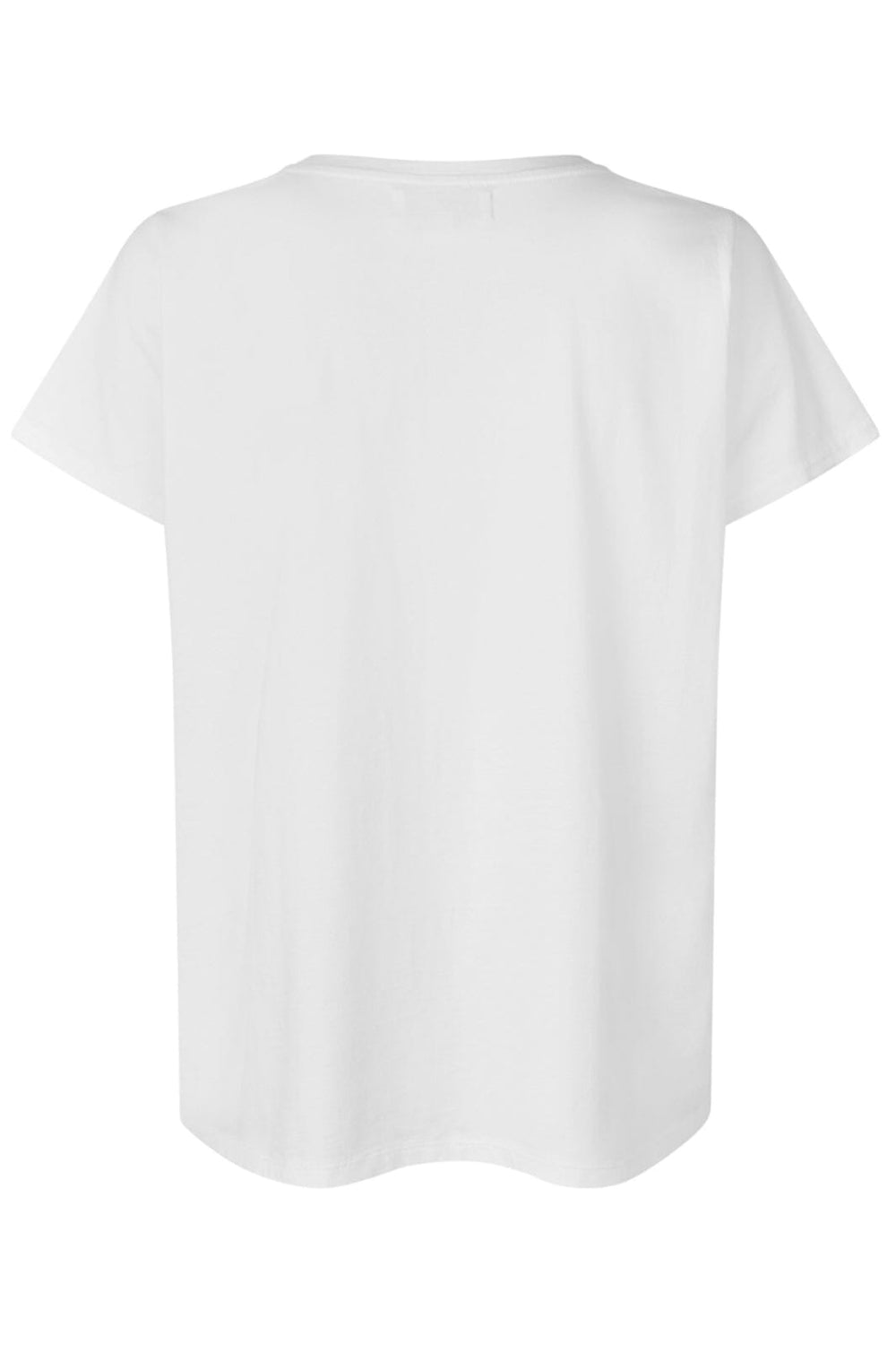 Lollys Laundry - Romall Tee Ss - 01 White Bluser 