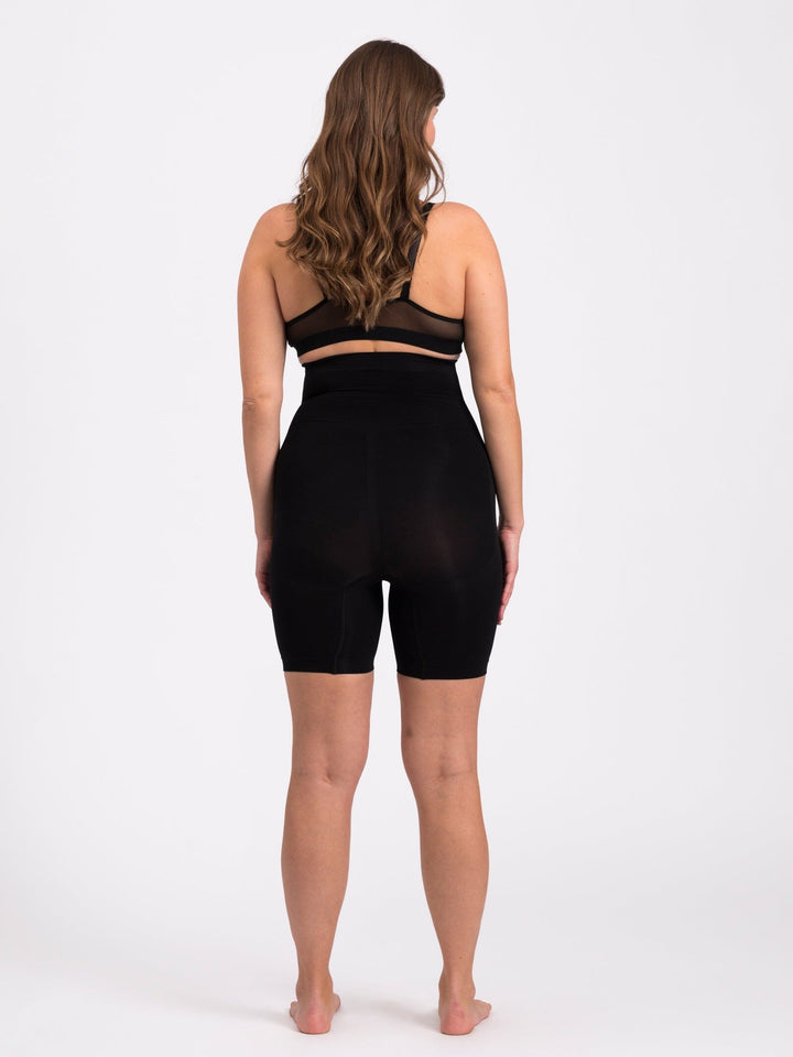 Lykkeland Ateliér - Alturra Highwaist Shaping Shorts - Black Shorts 