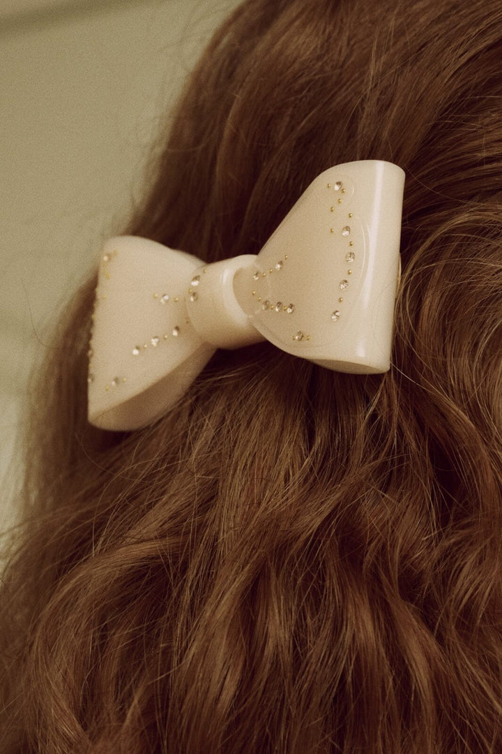 Maanesten - Ribin Hair Clip 3981 - Cream