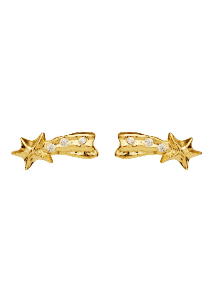 Maanesten - Zeke Earrings - 18 Ct Gold Plated 925 Sterling Silver