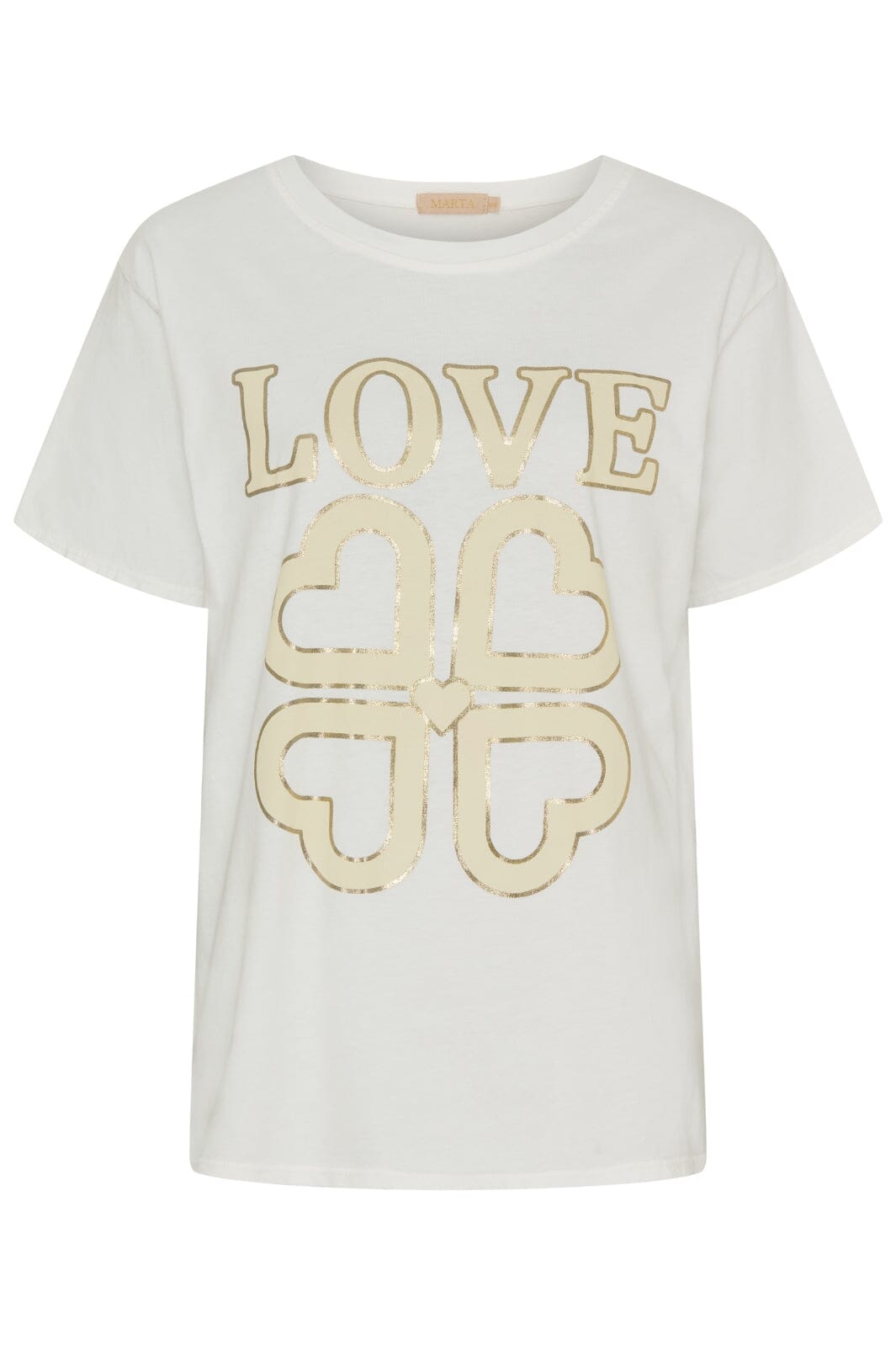 Marta Du Chateau - Mdcinge Tee .0532 Offwhite Love - Offwhite Love T-shirts 