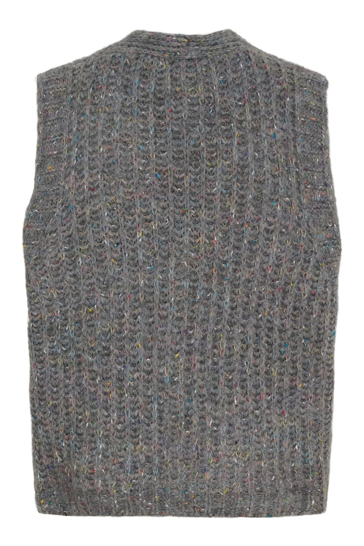 Marta Du Chateau - Mdcodile Knit A0029 - Medium Grey