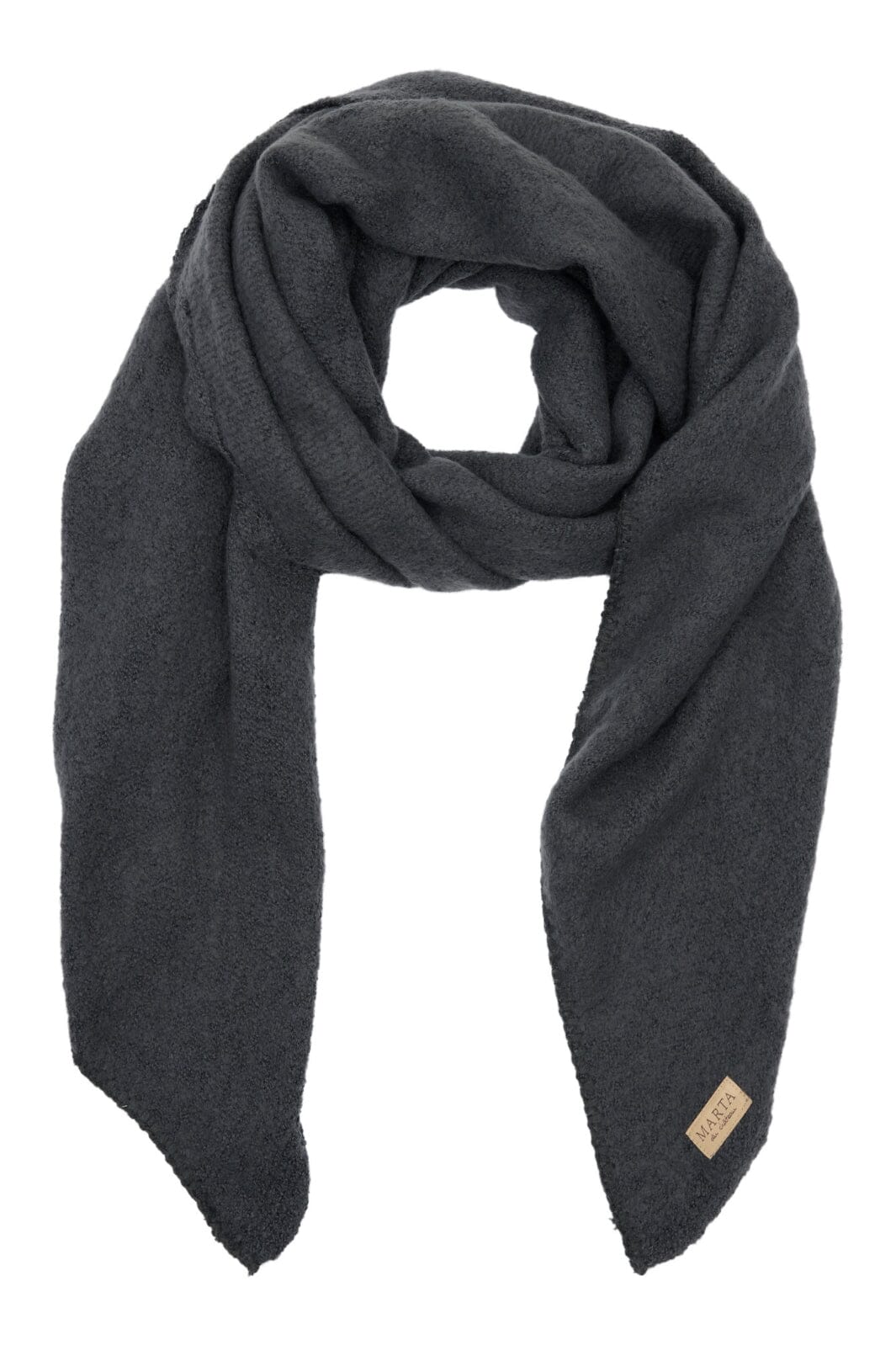 Marta Du Chateau - Scarf 194007 - Dark Grey Tørklæder 