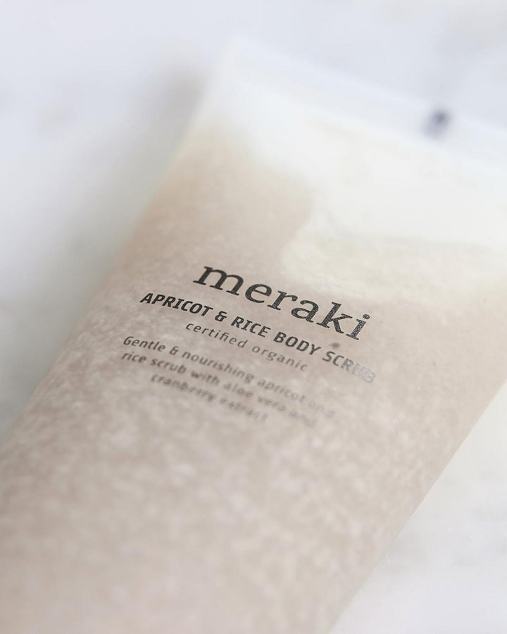 Meraki - Apricot & rice body scrub