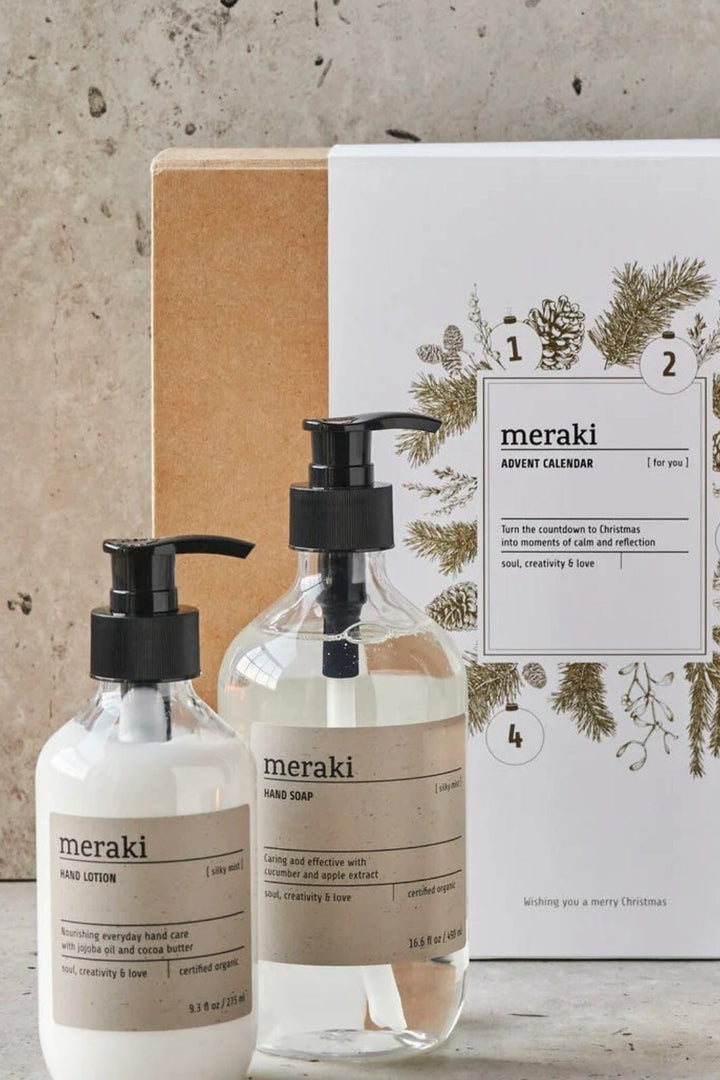 Meraki - Gaveæske, Advent, Meraki AW2024, Brun - 490 ml., 275 ml., 60 g., 240 ml.