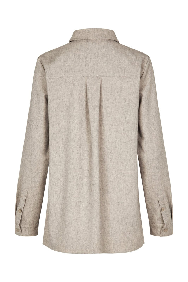 Modström - Kalemmd Shirt - 105 Beige Melange Skjorter 