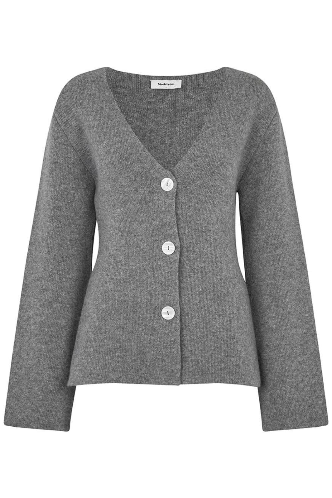 Modström - Klaytonmd Cardigan 57908 - 7087 - Grey Melange