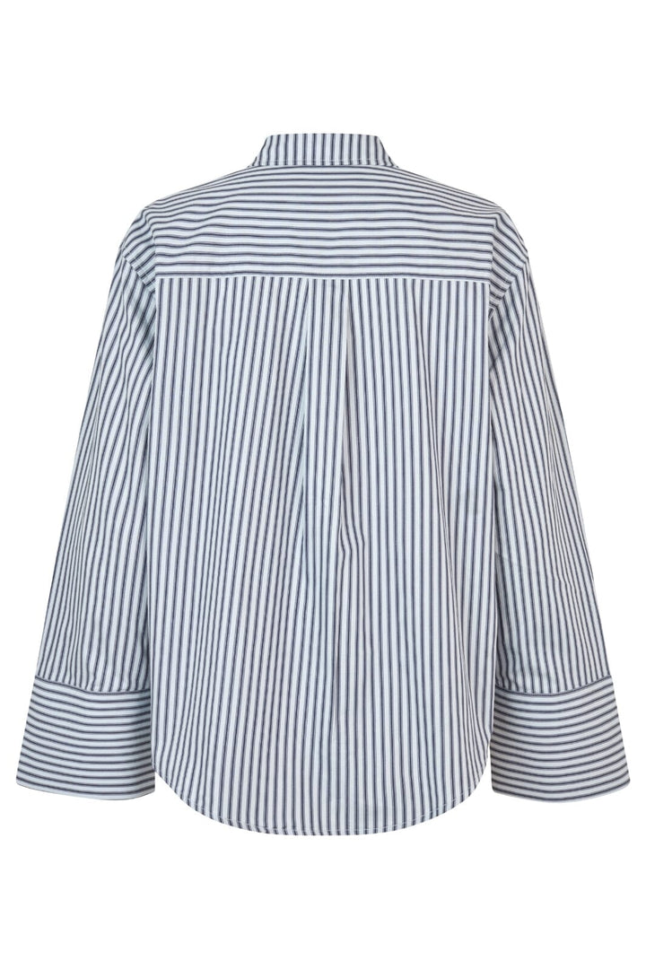 Modström - Laineymd Shirt 58078 - 13055 Delicate Blue Stripe Skjorter 