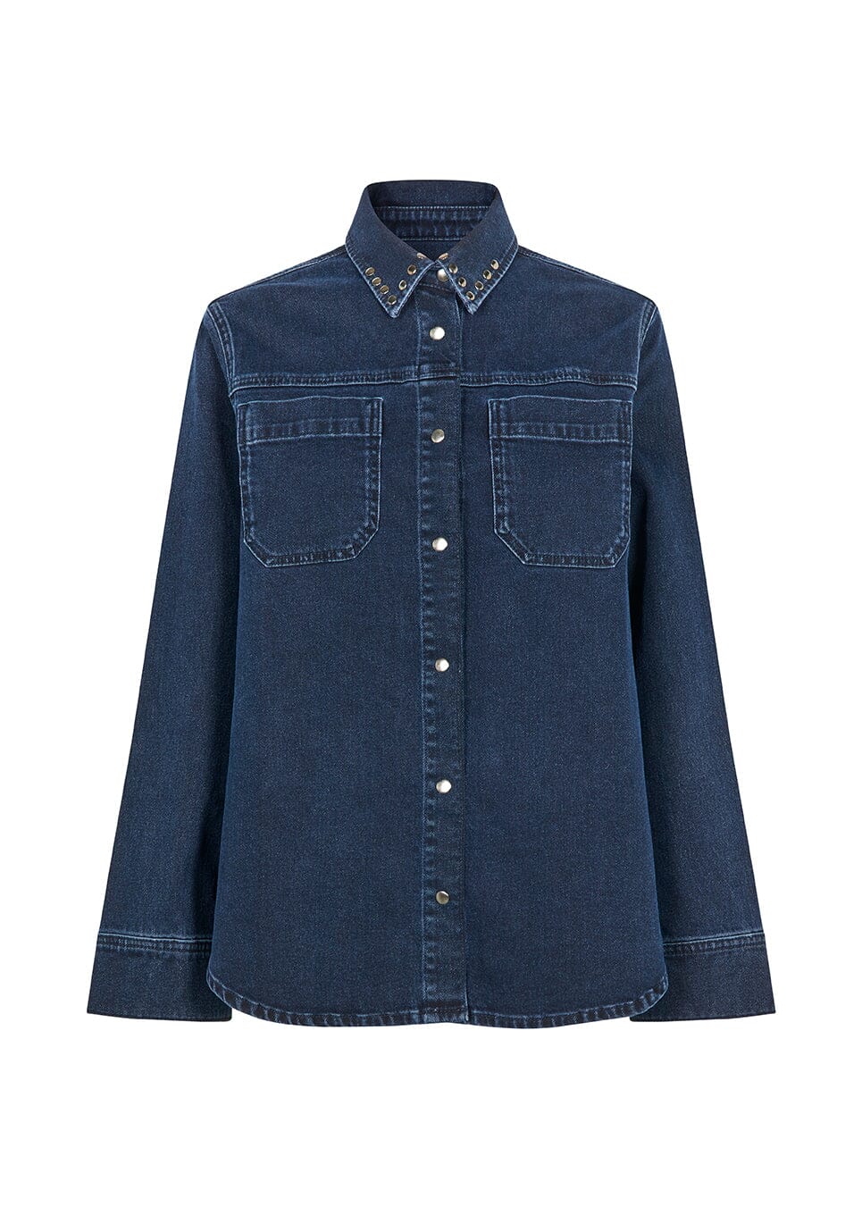 Modström - Luccamd Shirt 58069 - 13054 Dark Indigo Denim