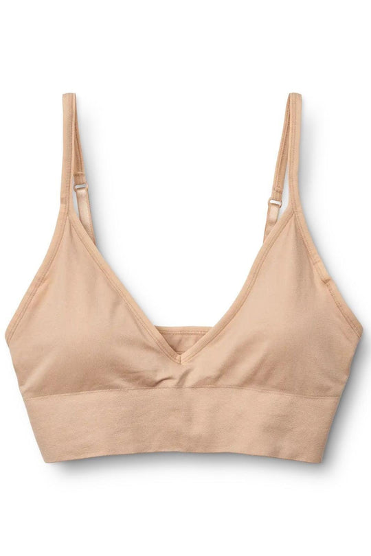 Molly&My Wardrobe - Luise Bra Top Narrow Strap W. Padding
 - Nude