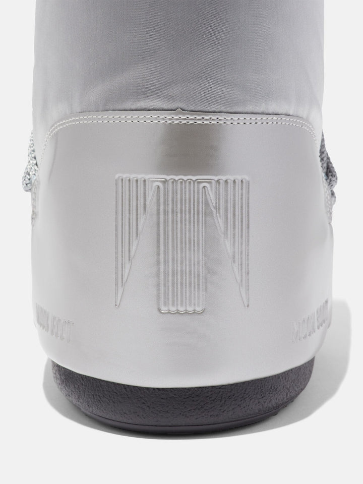 Moon Boot - Mb Icon Glance - H001 Silver Satin Støvler 