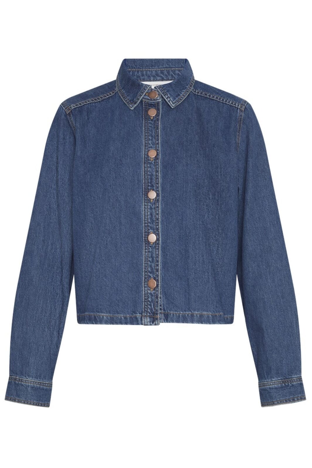 Moss Copenhagen - Mschadalyn Elena Shirt - Mid Blue Wash Skjorter 