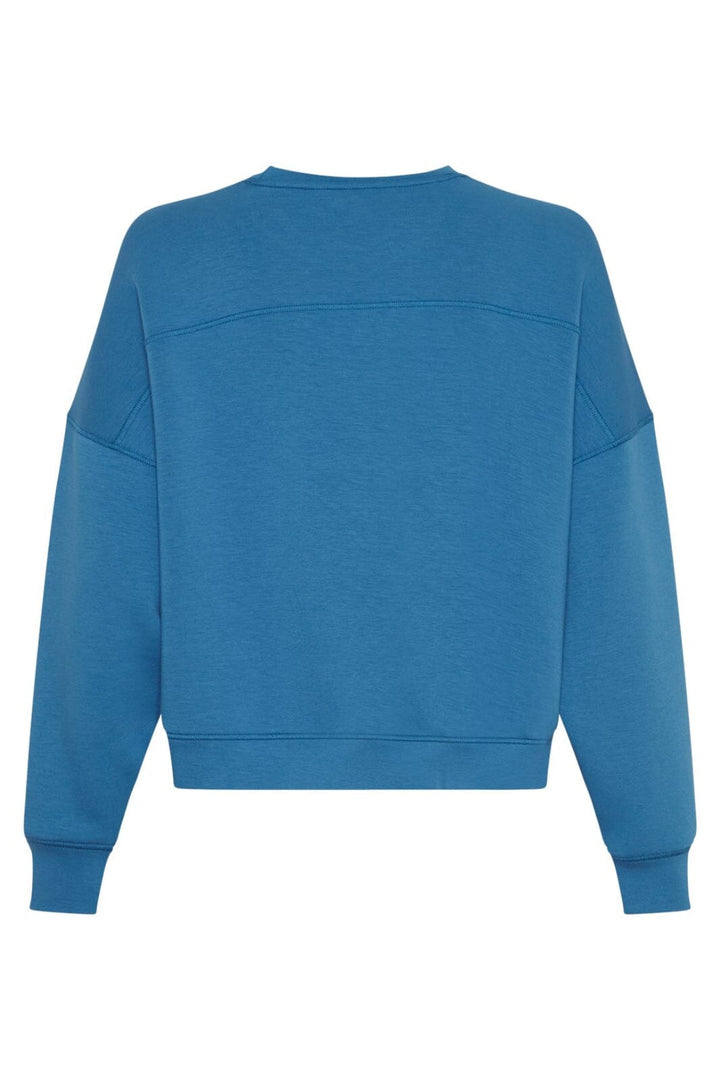 Moss Copenhagen - Mschdalvina Ima Q Sweatshirt - Vallarta Blue Sweatshirts 