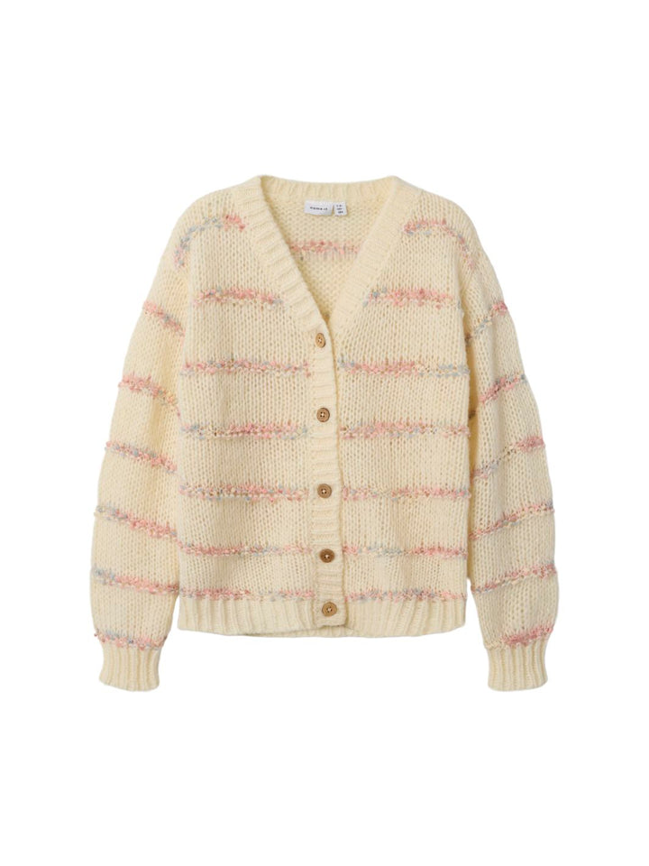 Name It - Nkfdalia Ls Cardigan - 4826756 Buttercream