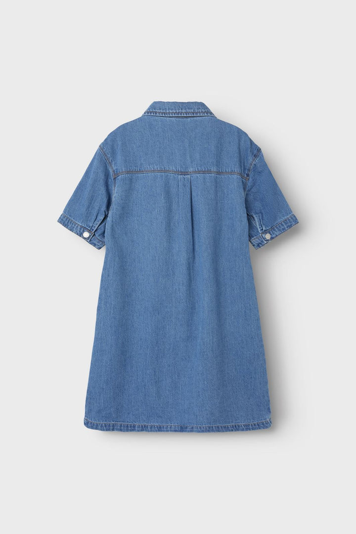 Forudbestilling - Name It - Nkfjannet Dress 8157-Ov D - 4692668 Medium Blue Denim