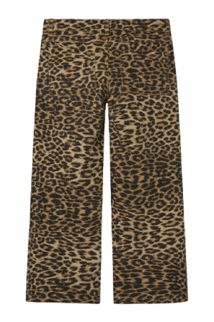 Name It - Nkfrose Wide Twi Pants 4444-Td - 4722887 Silver Mink Leopard