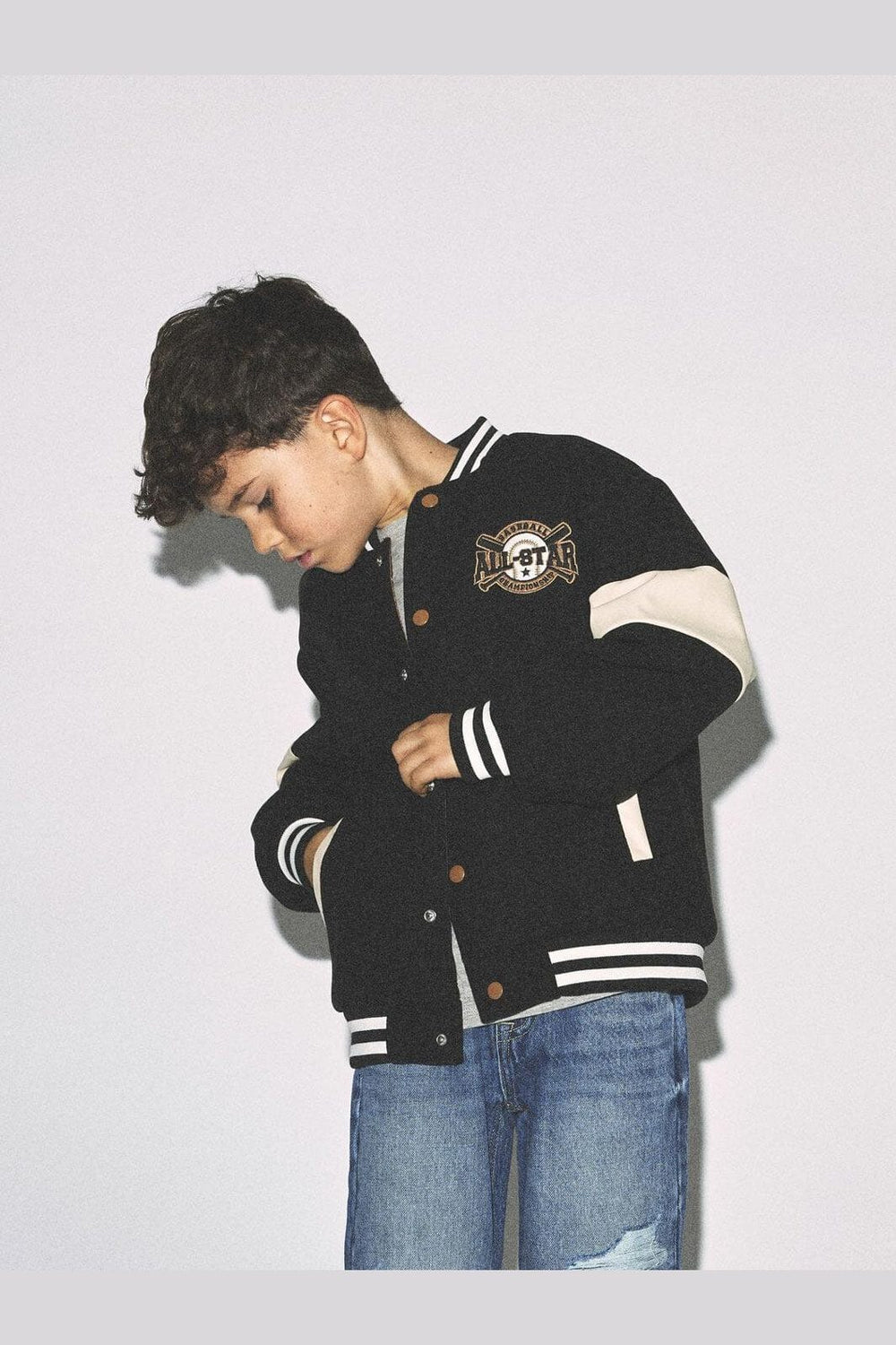 Name It - Nkmmikado Varsity Jacket - 4657815 Black